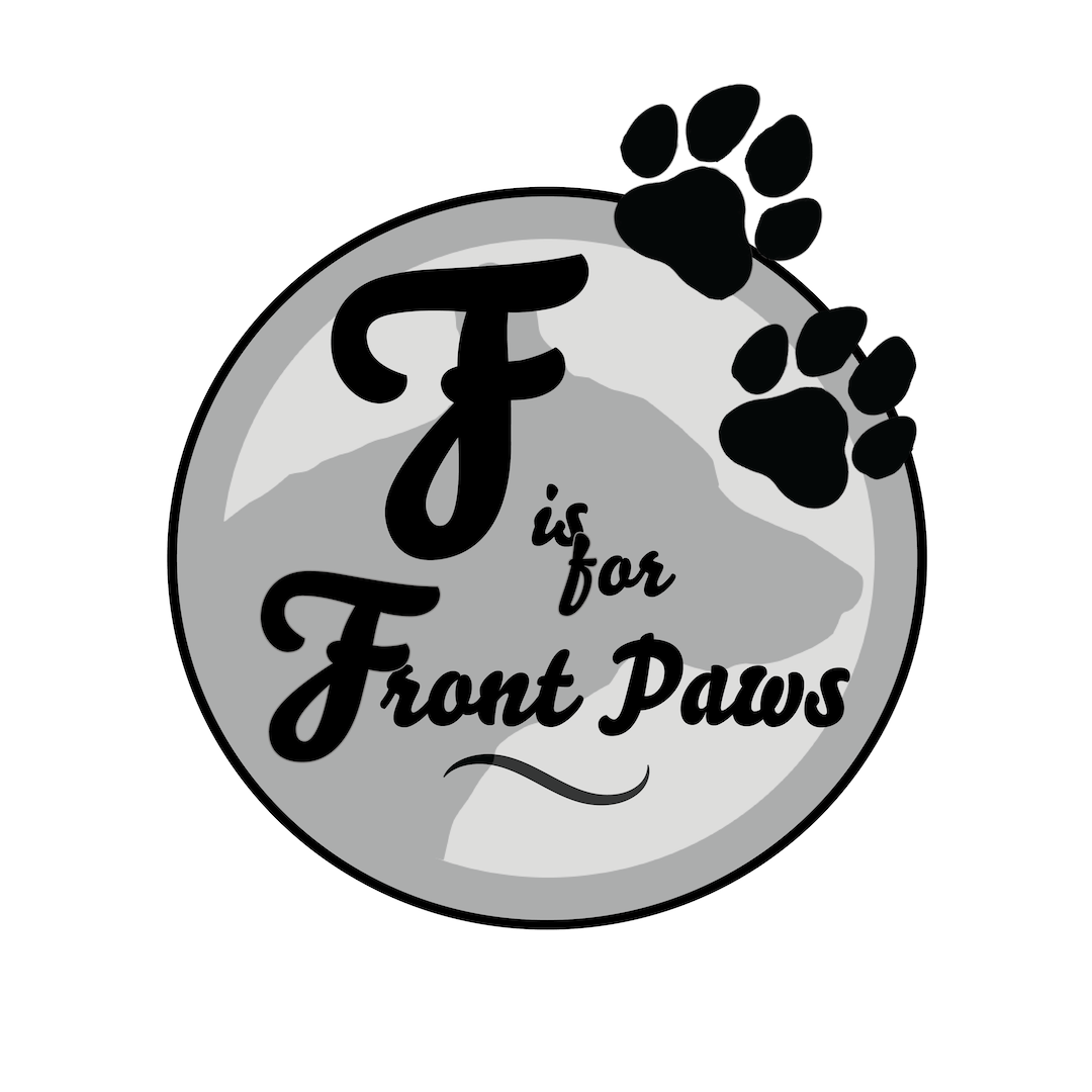 F is for Front Paws panel 1