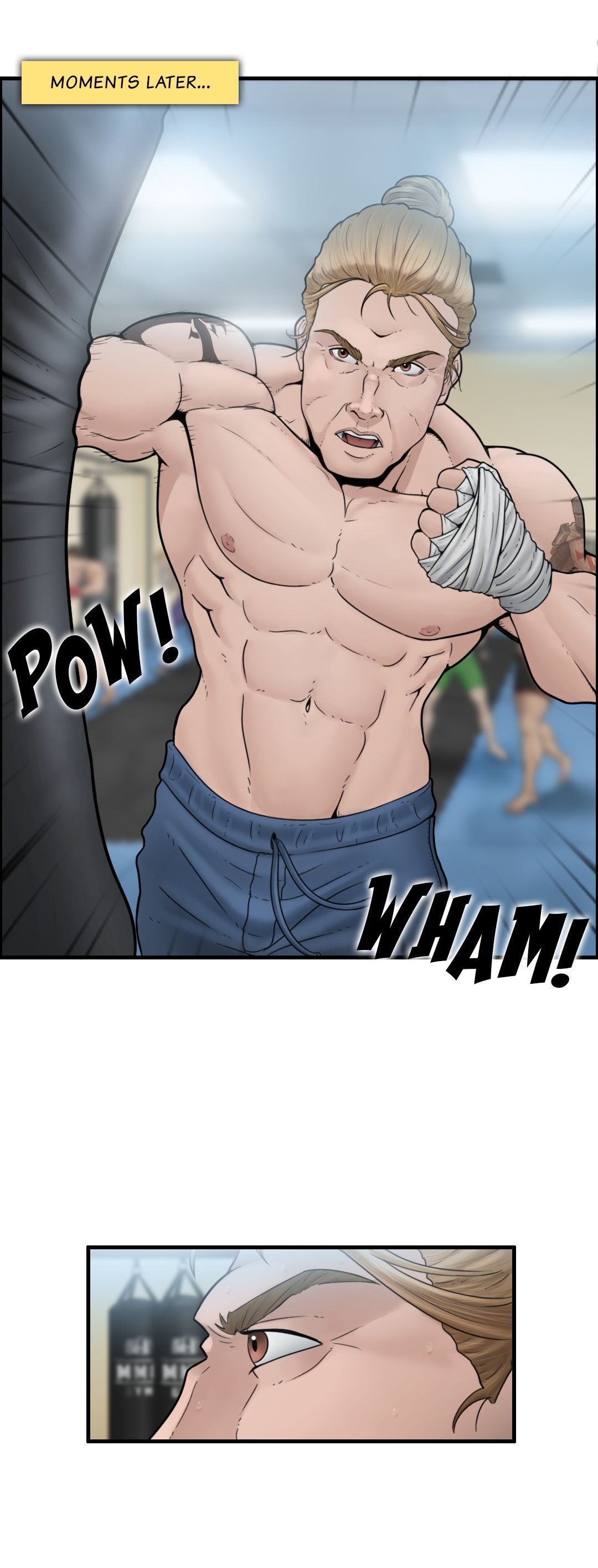 (S1) Gym Montage Gone Bad panel 3