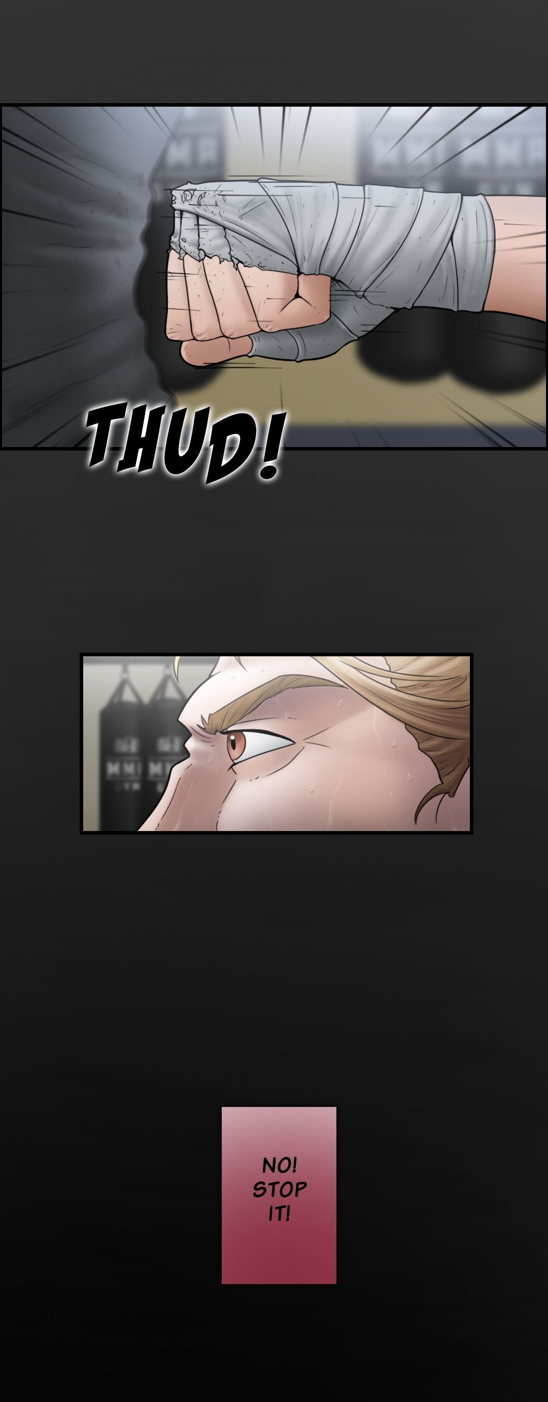 (S1) Gym Montage Gone Bad panel 5