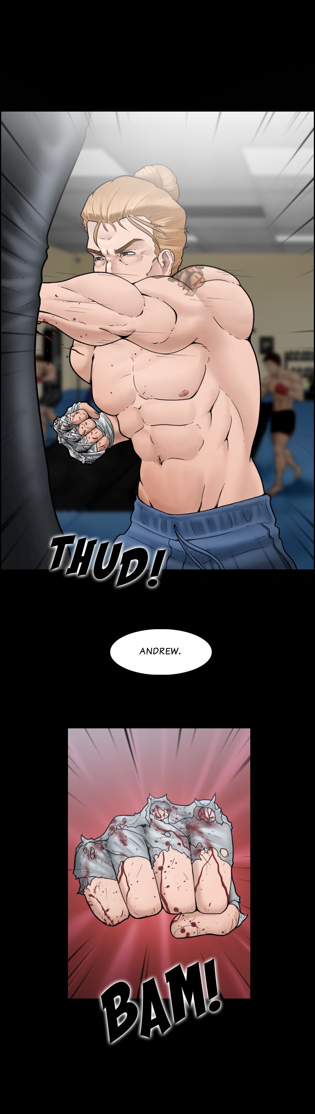 (S1) Gym Montage Gone Bad panel 7