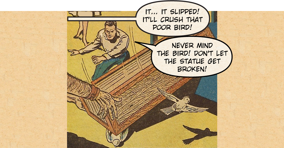 The Horrible Offering #1 - From Darkest Africa panel 9