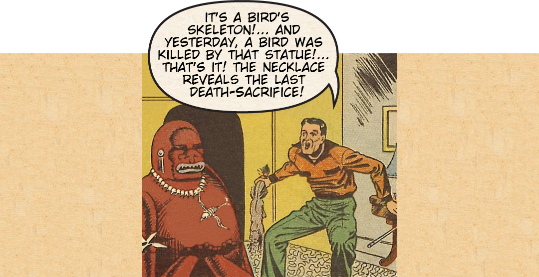 The Horrible Offering #2 - The Idol Must Have Its Due panel 4