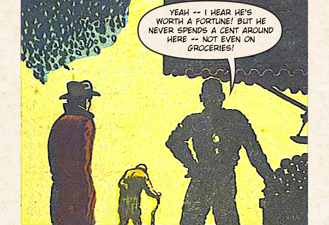 Halloween Special 8: The Man Who Never Smiled panel 6