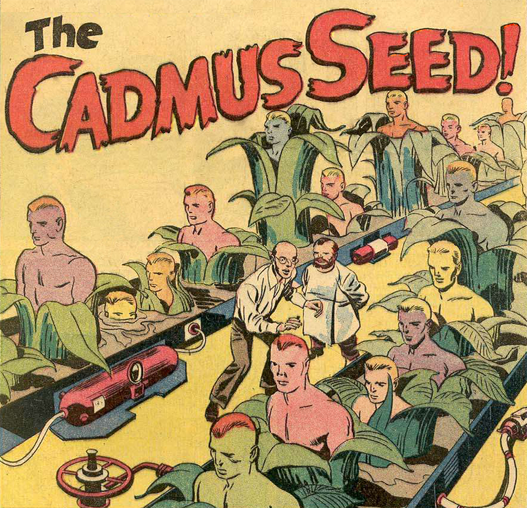 The Cadmus Seed #1 - Manpower from Plantpower panel 4