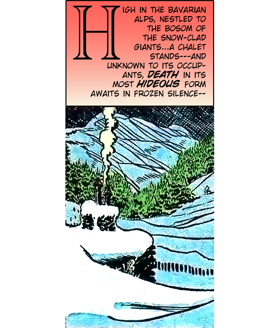 Halloween Special 2: Death on Skis panel 3