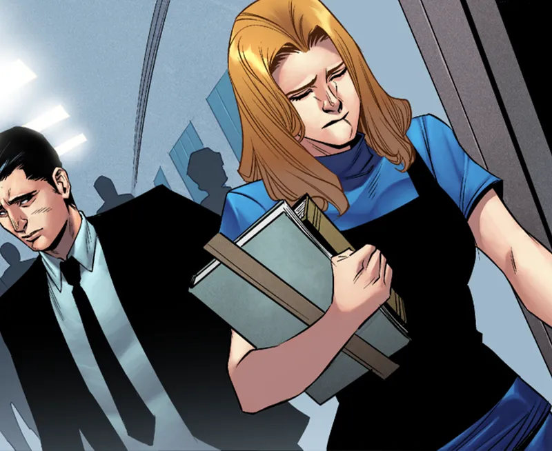 The frontpage cover art for the episode Hear Me Out from the comics series Flying Sparks, which is number 96 in the series