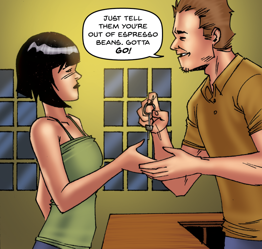 Coffee Shop Crisis panel 21