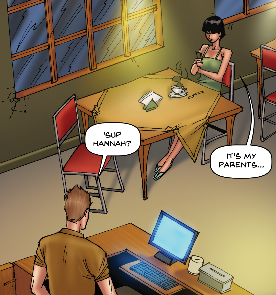 Coffee Shop Crisis panel 2