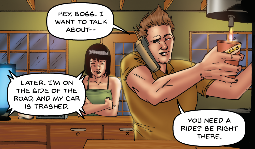 Coffee Shop Crisis panel 17