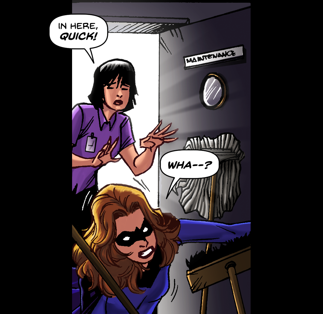 She's Gone! panel 3