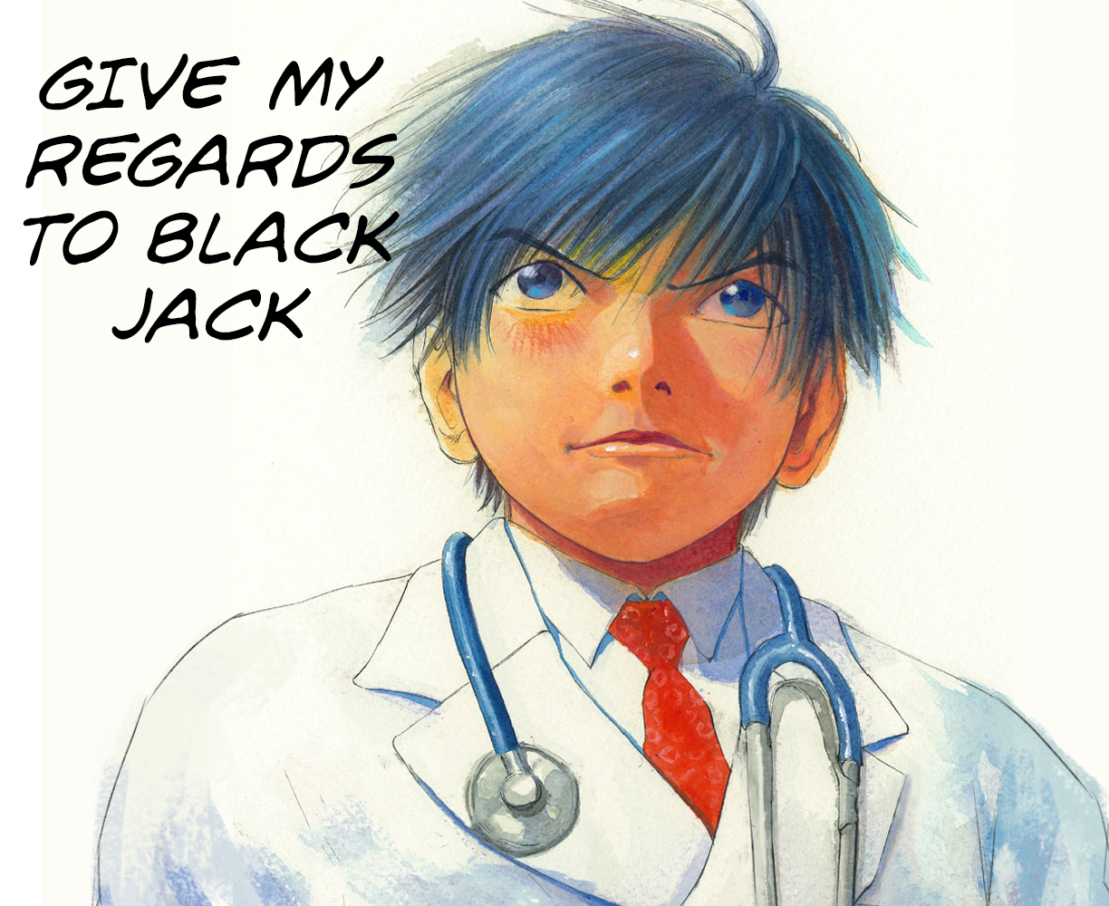 The cover art for the episode Speak Up! from the comics series Give My Regards to Black Jack, which is number 109 in the series