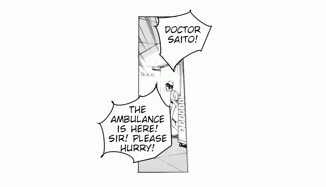 The Ambulance is Here (R) panel 5