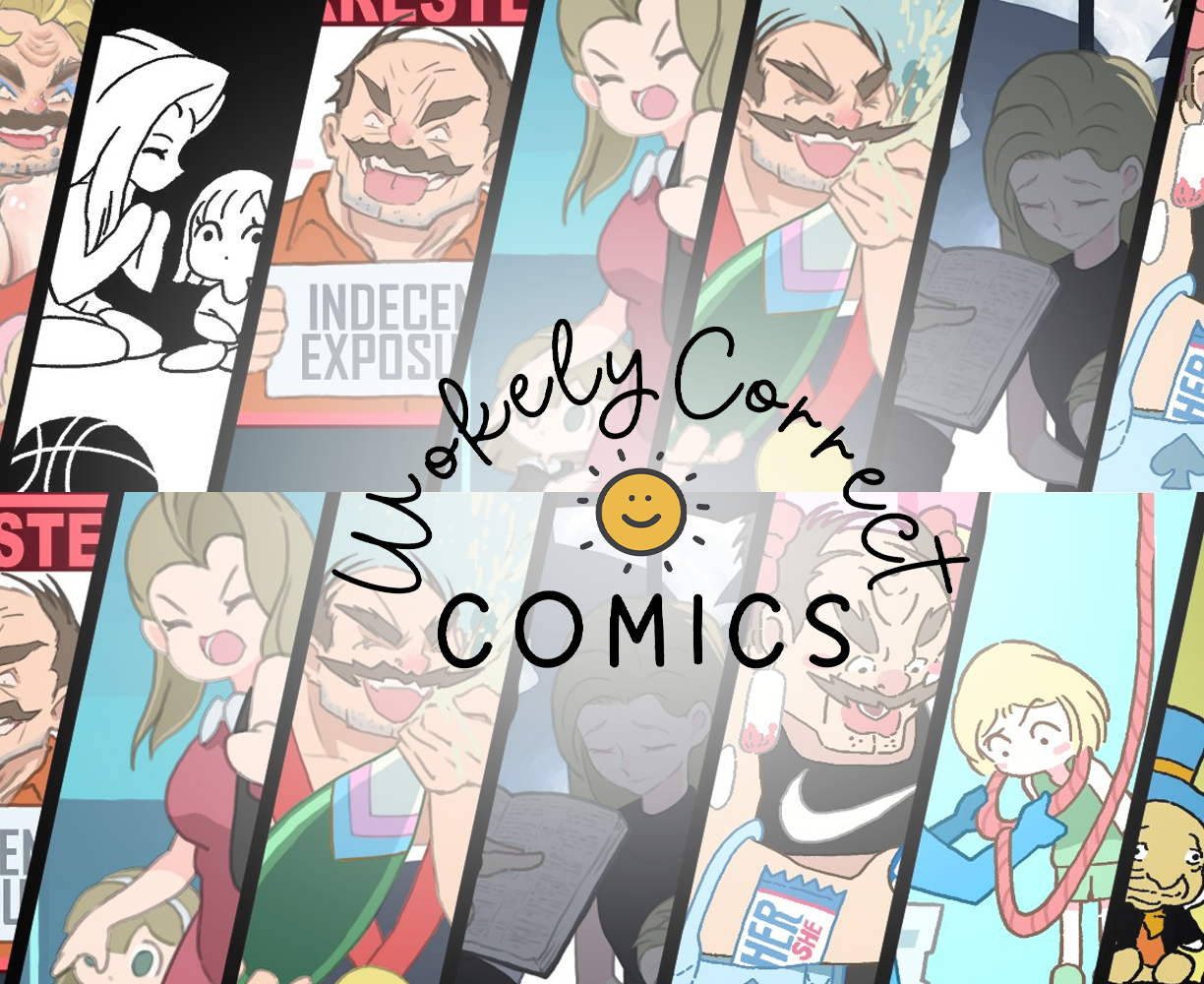 The cover art for the episode Keep It Open from the comics series WokelyCorrect, which is number 30 in the series