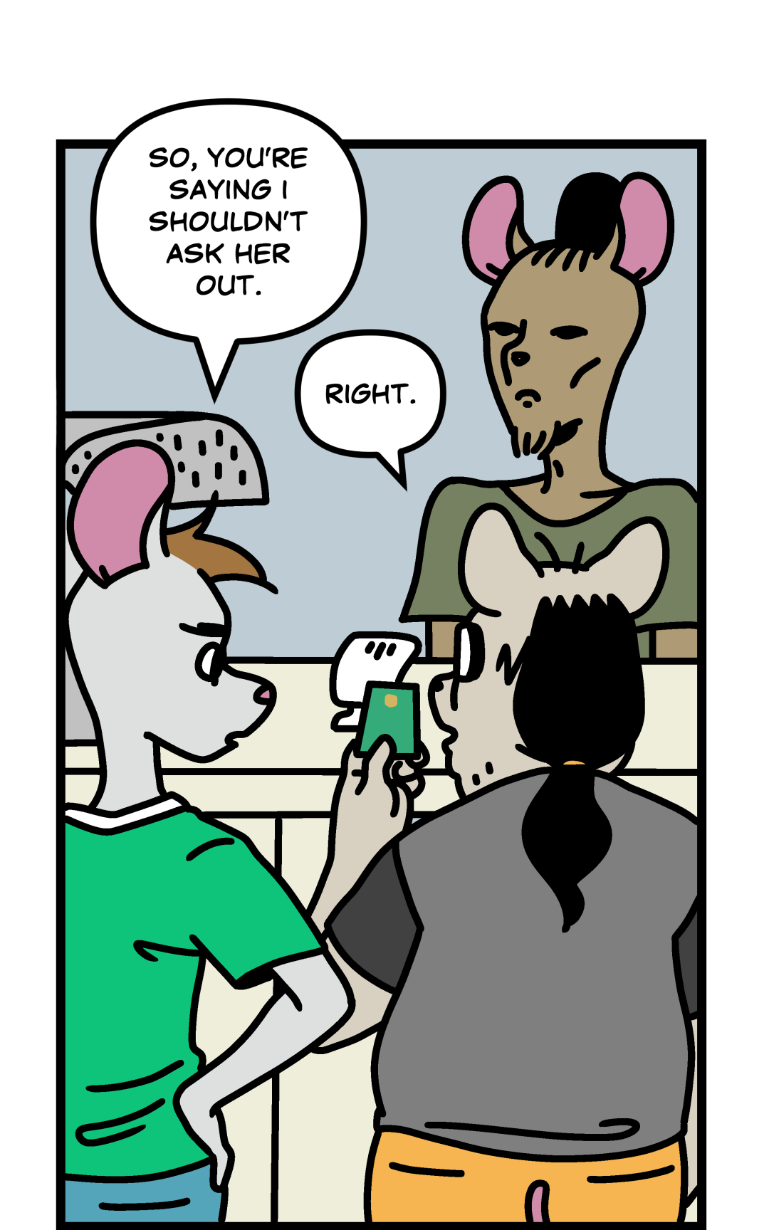 She Might Say No panel 1