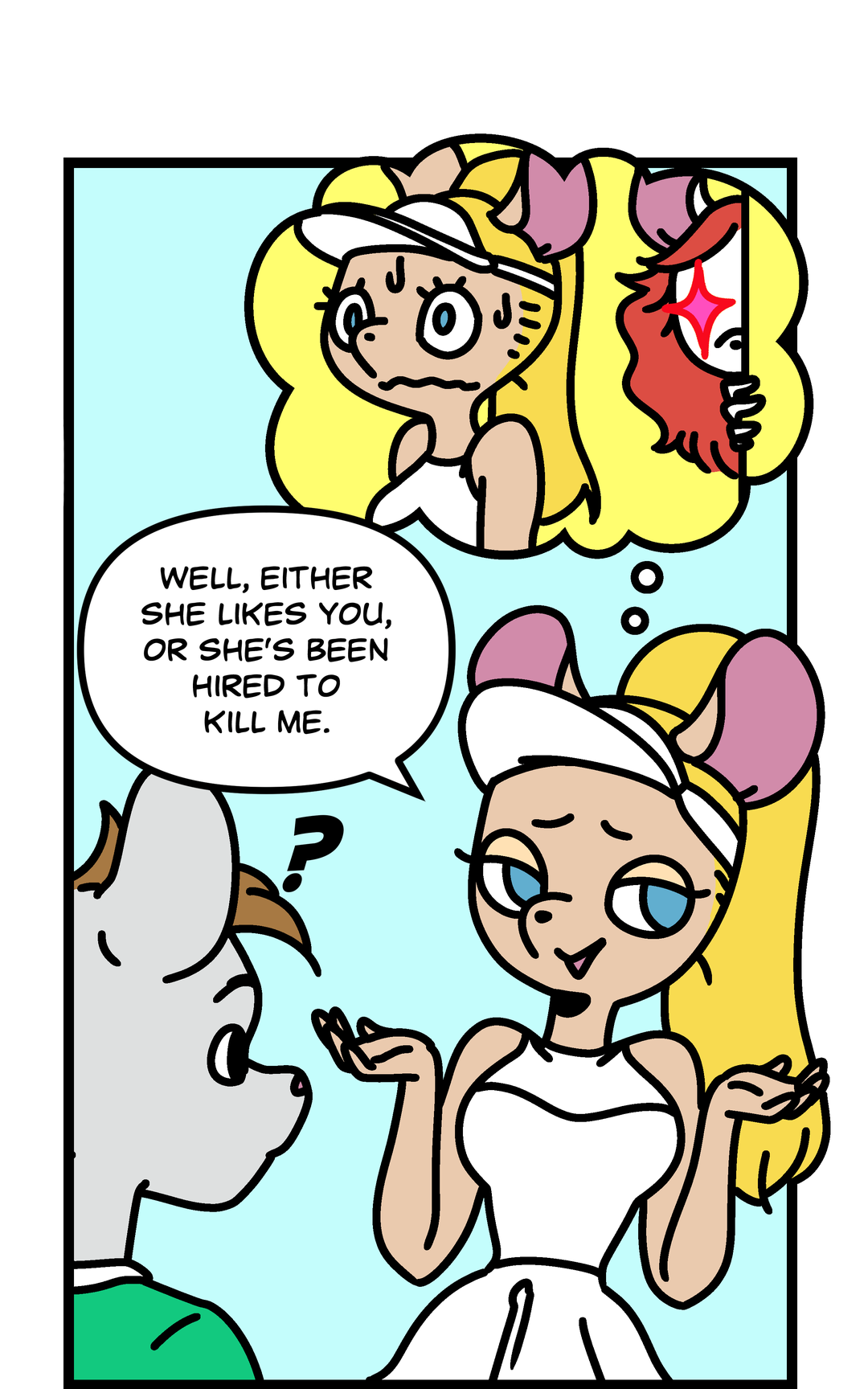 She Likes You panel 3