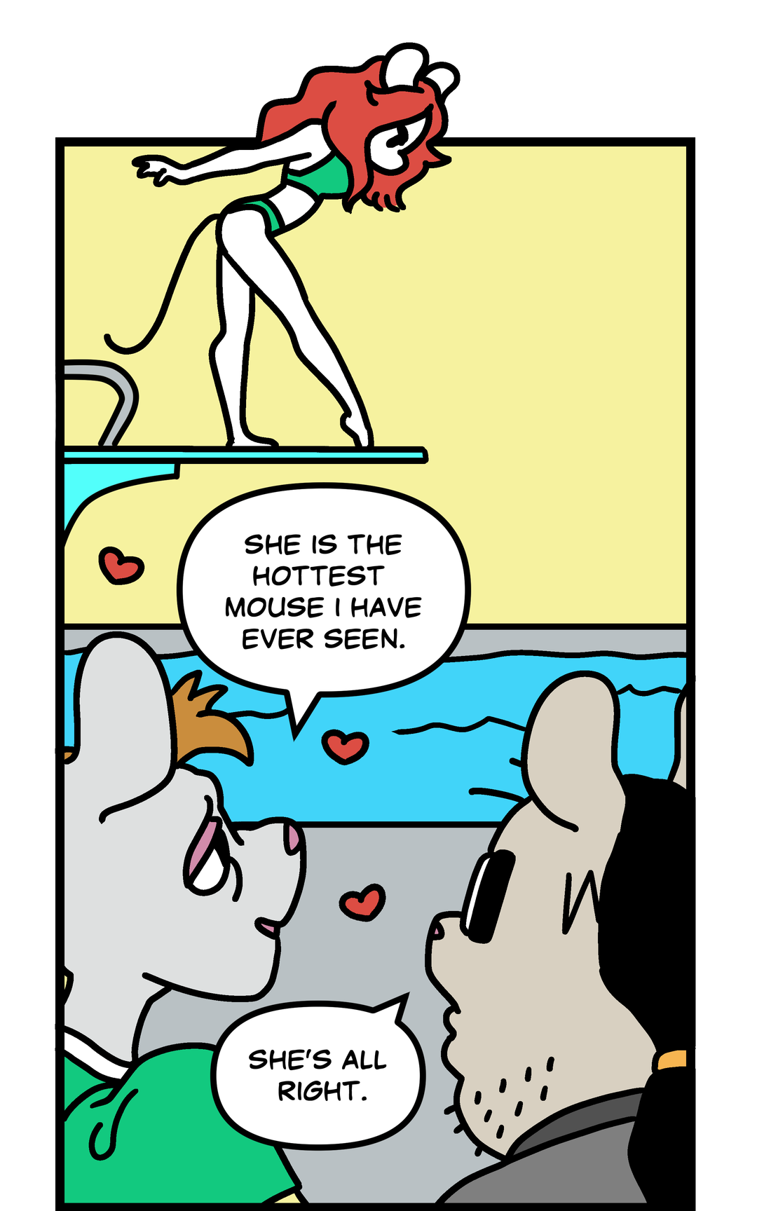 Taking the Plunge panel 1