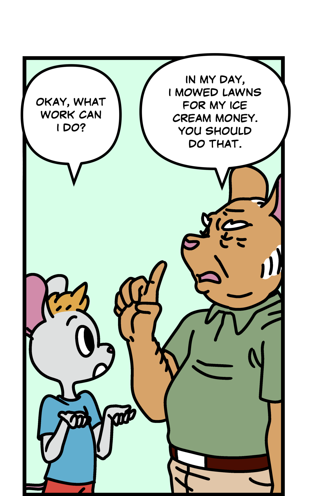 You Have to Work panel 3