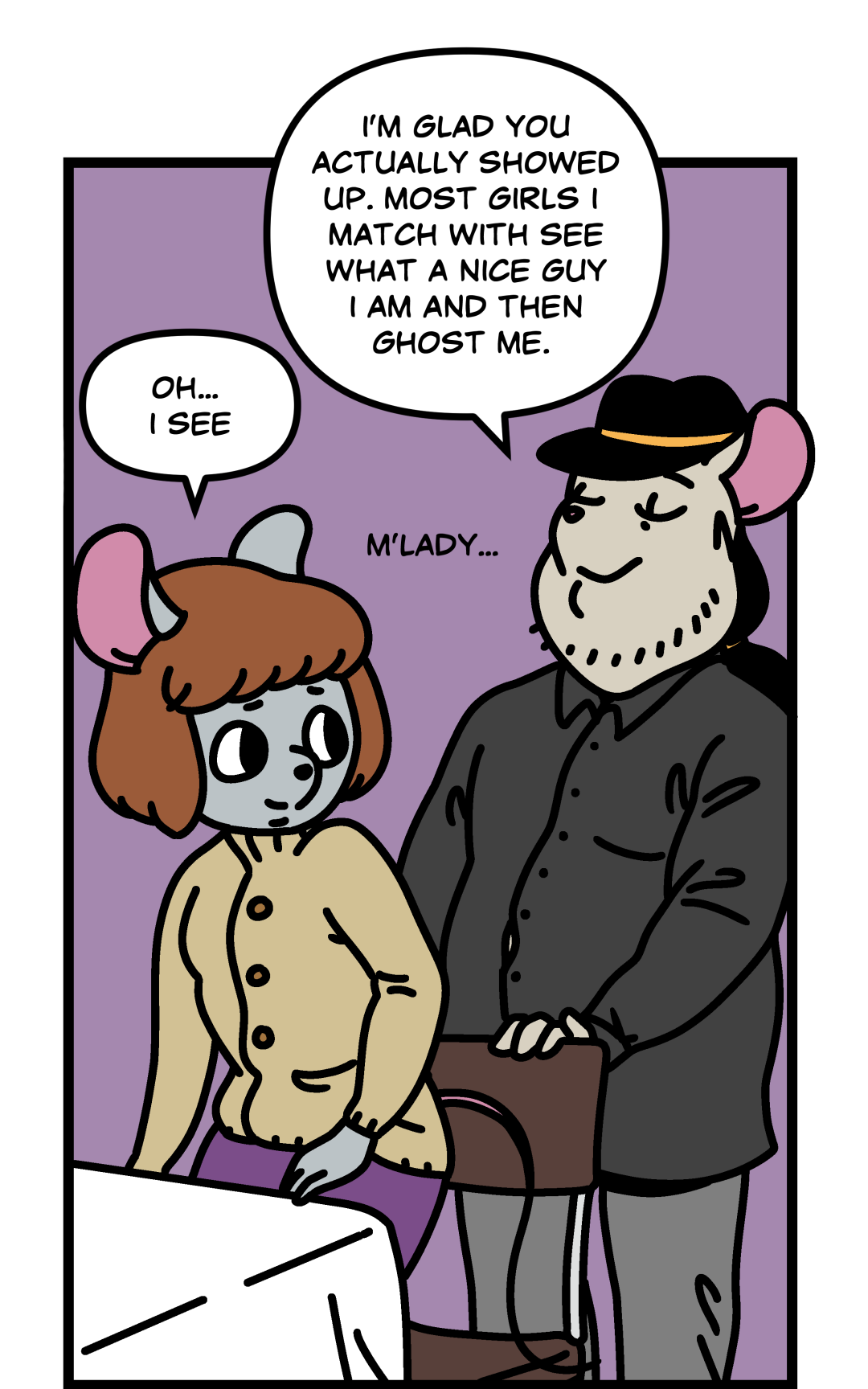 M'Lady panel 1