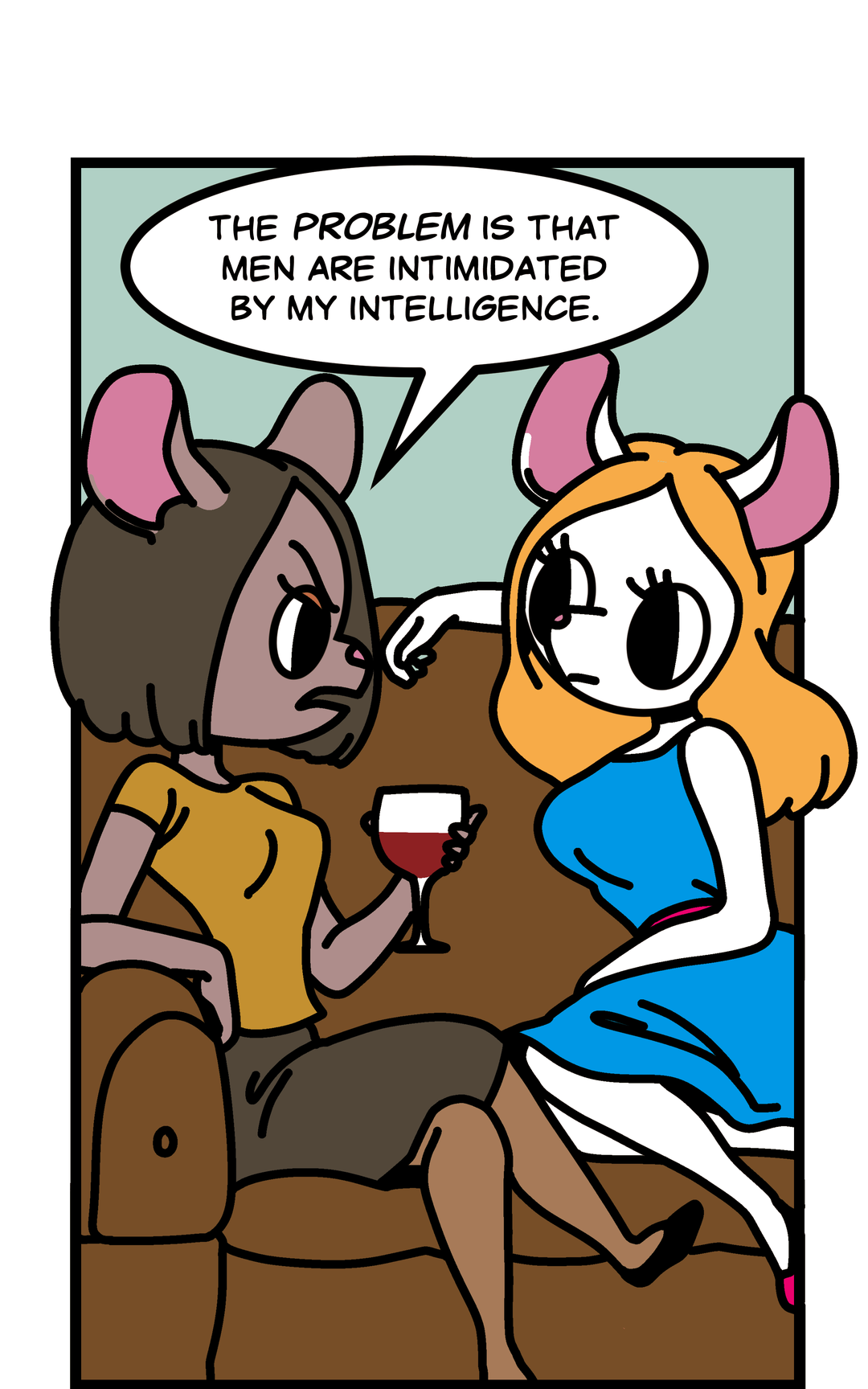 A Strong Independent Woman. panel 1