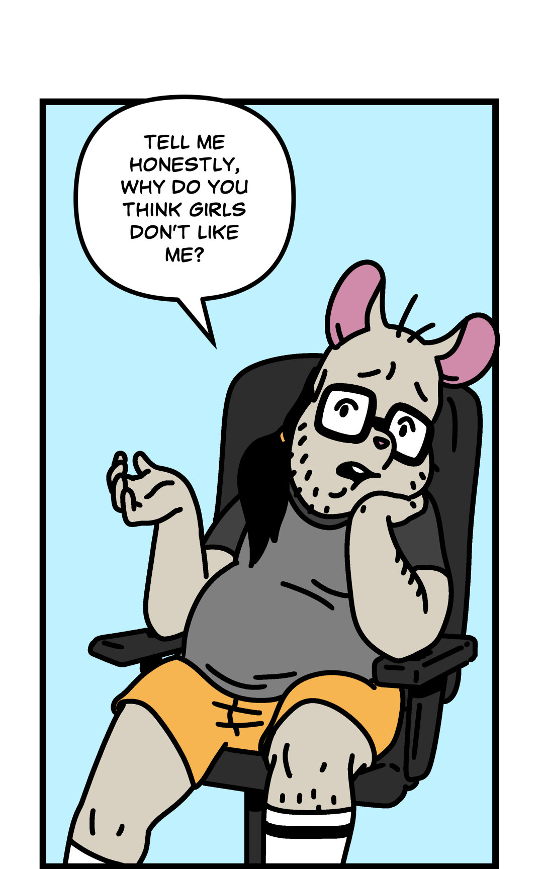 Honestly panel 1