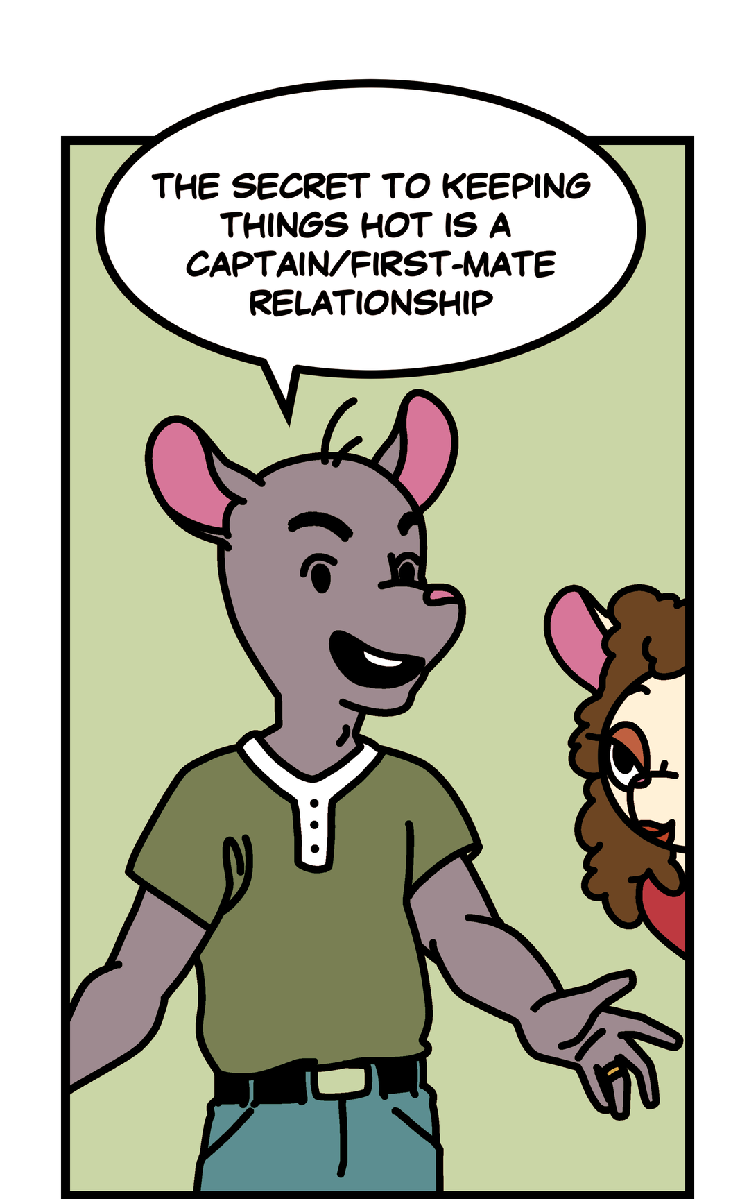 The Captain of Her Heart panel 2