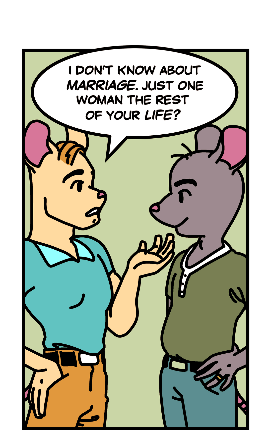 The Captain of Her Heart panel 1