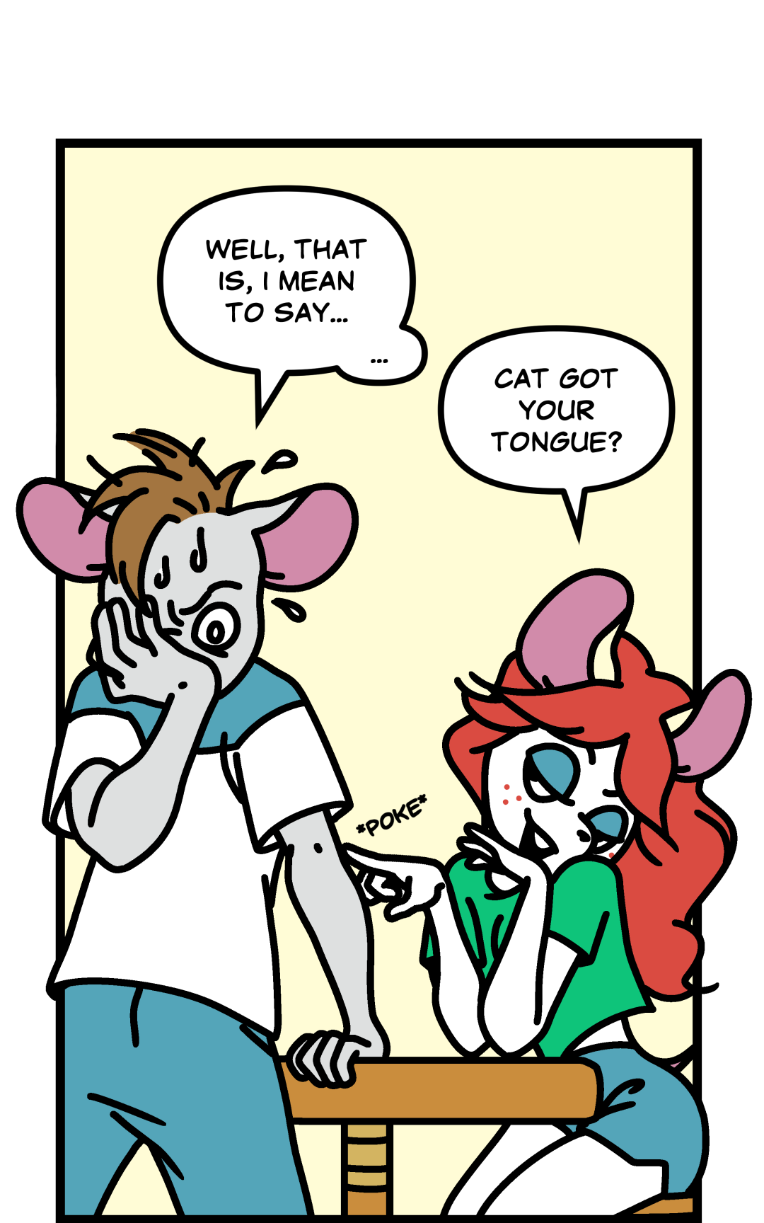 Cat Got Your Tongue panel 3