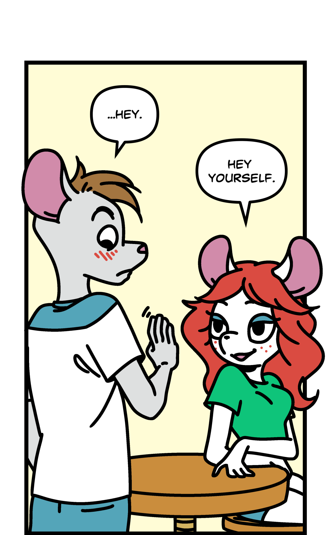 Cat Got Your Tongue panel 1