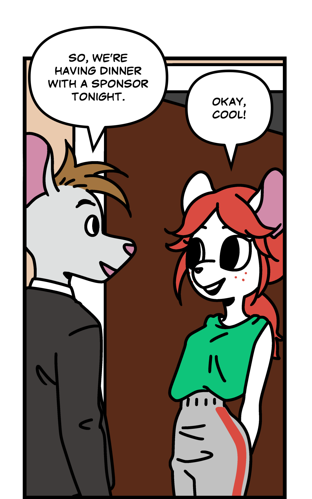 Dress for Dinner panel 2