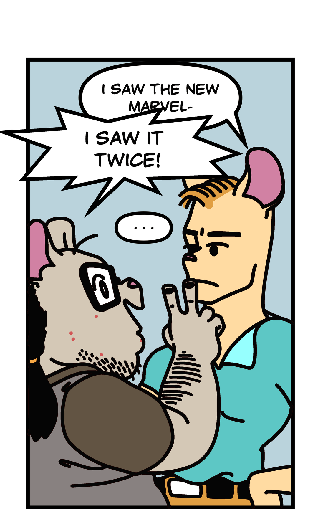 Secret King Strikes Again panel 1