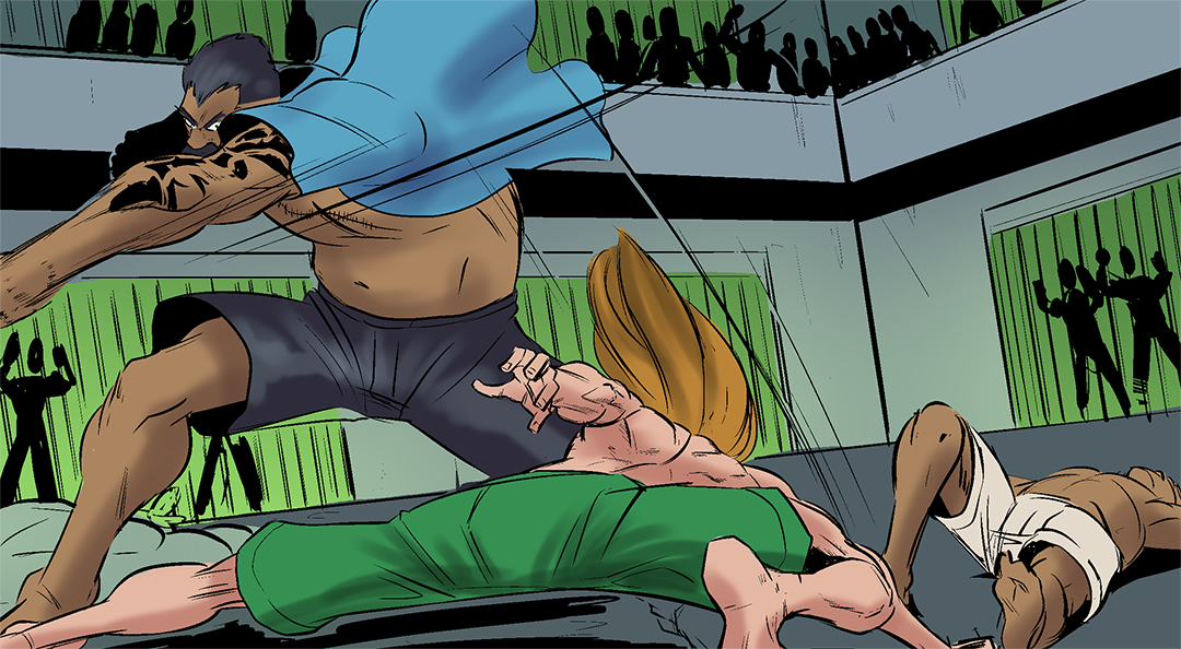 Prison Beat Down panel 3