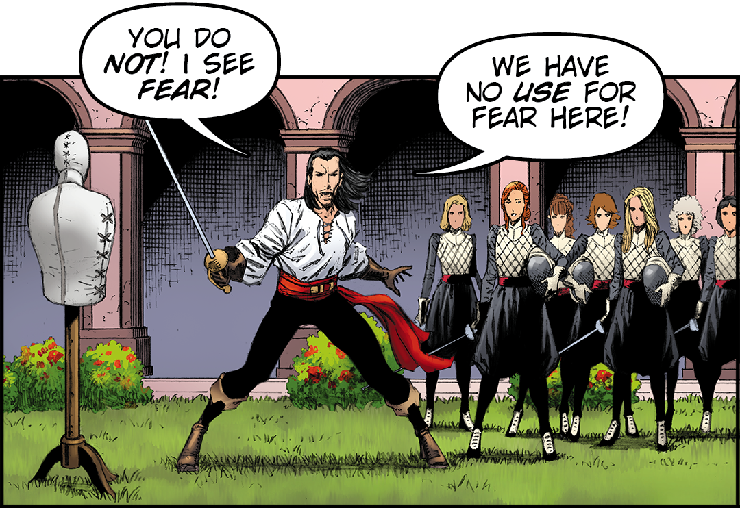 Fencing 101 panel 4