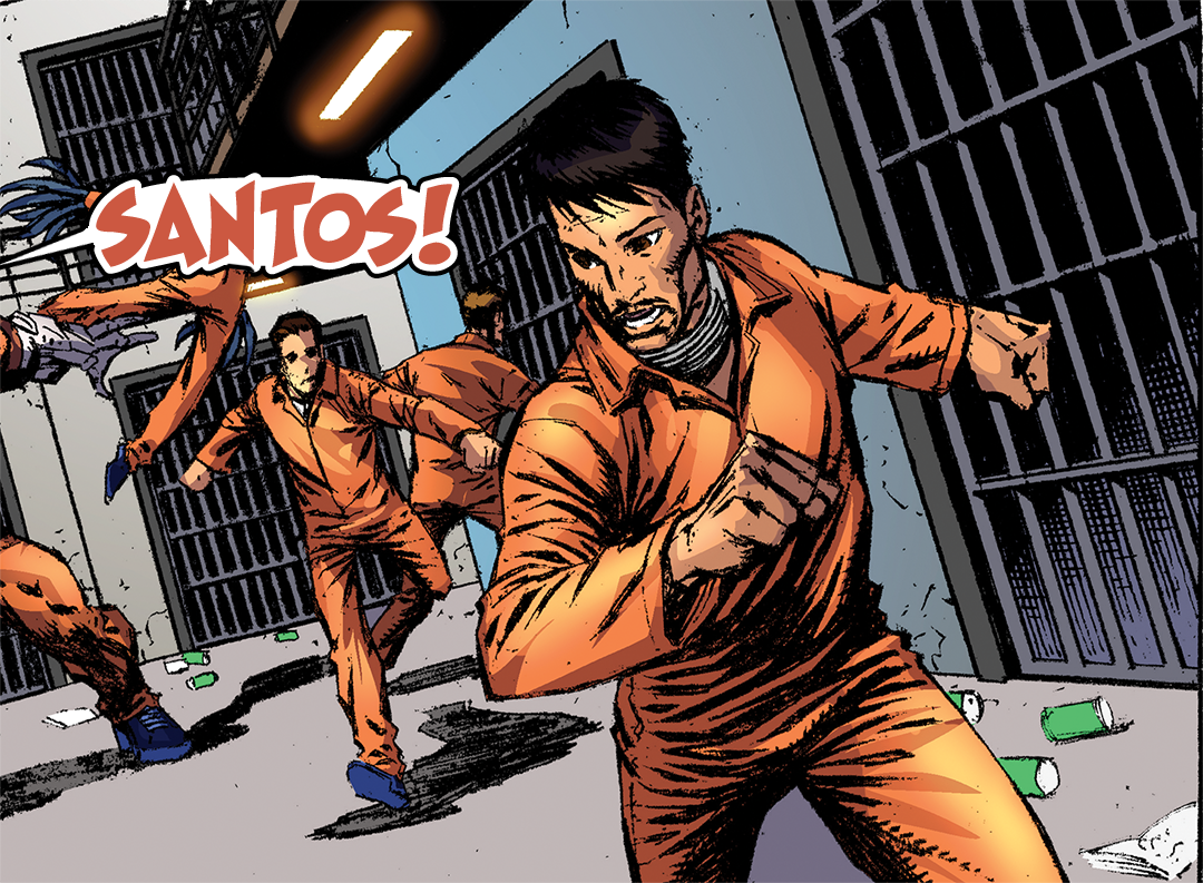 Where is Santos! panel 2