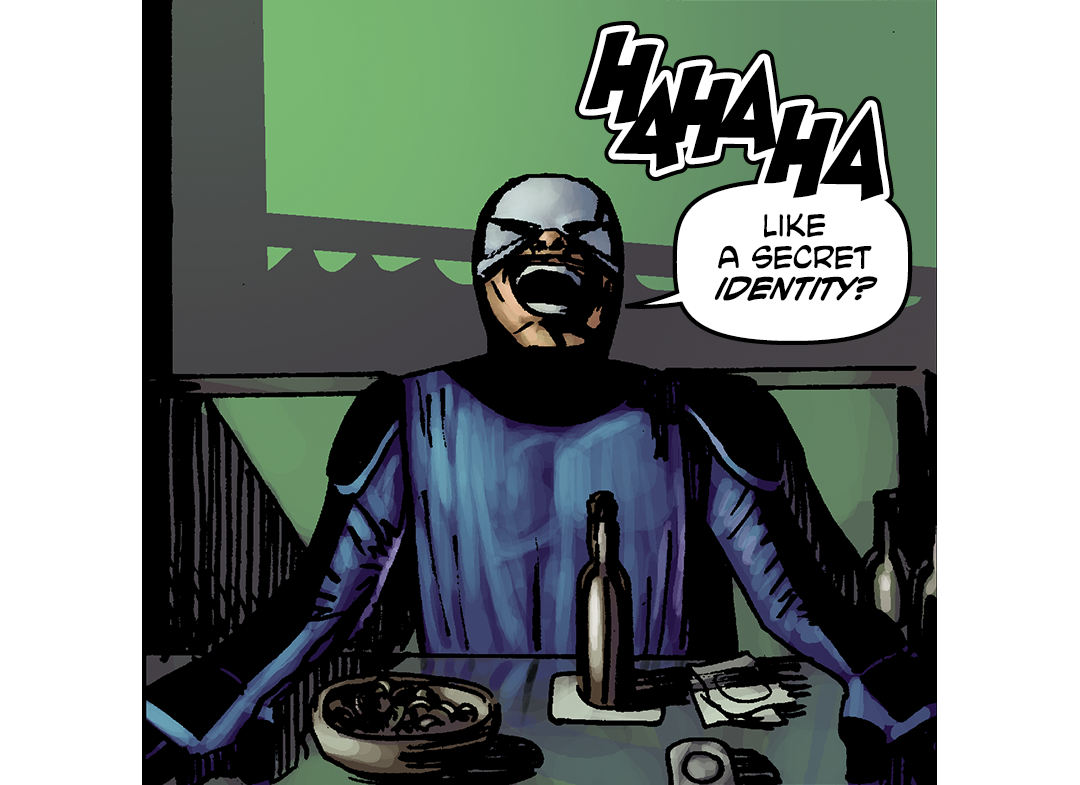 Under The Mask panel 11