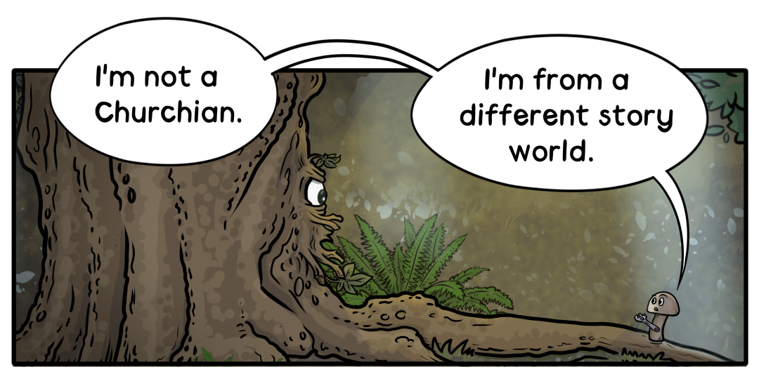 Stranger in a Strange Land panel 1