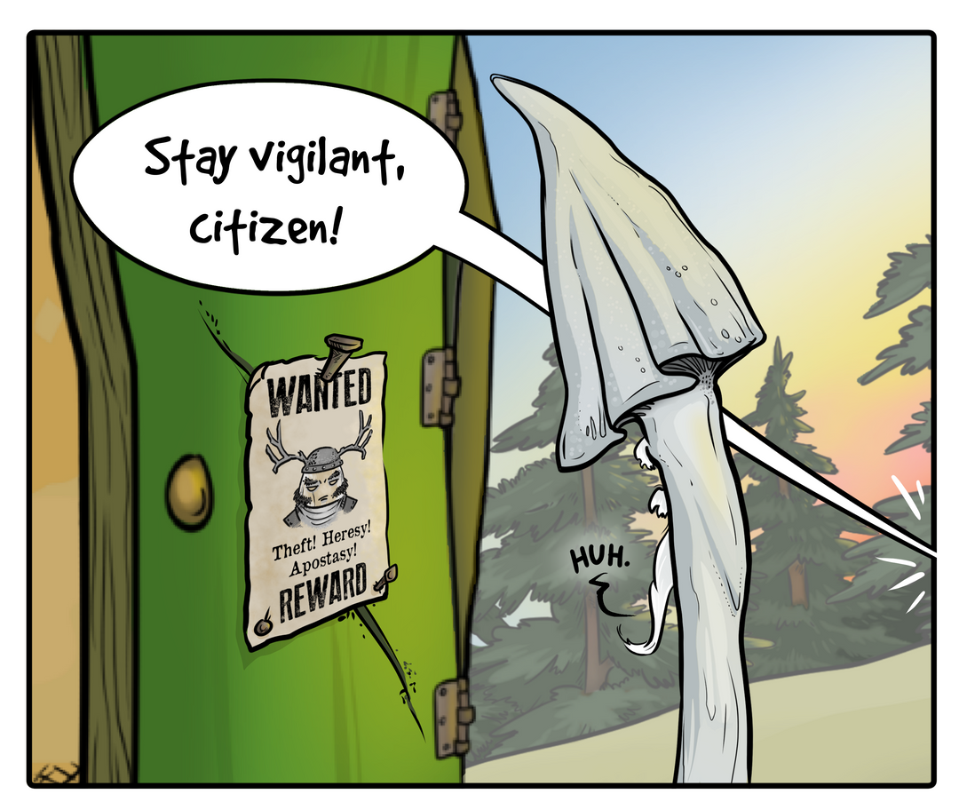 Stay Vigilant panel 4