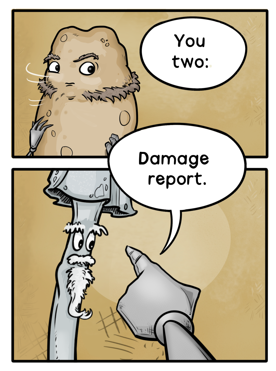 Damage Report panel 1