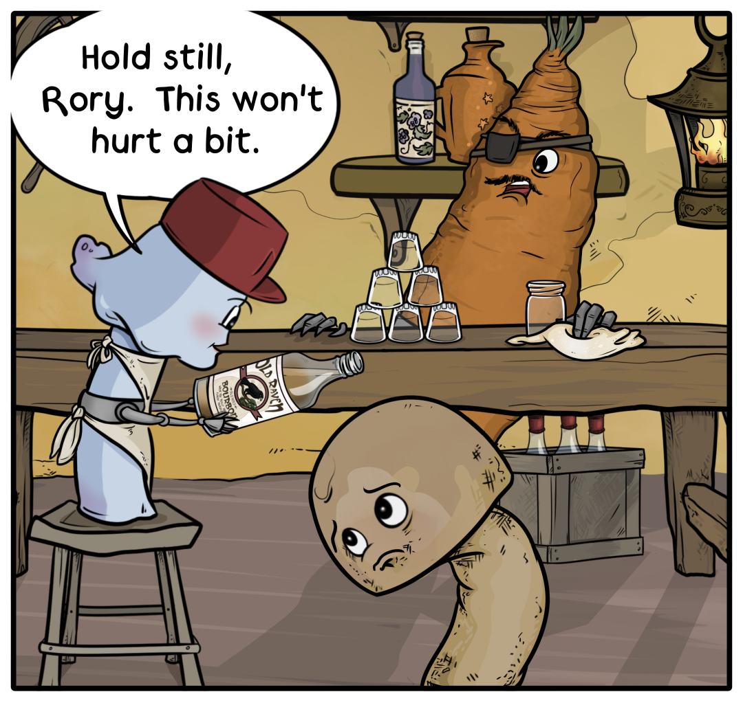 Bottoms Up panel 1