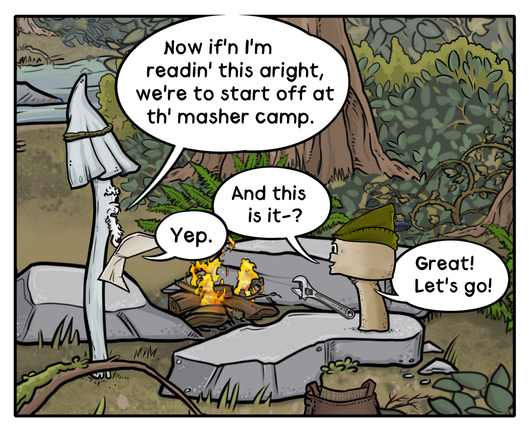 Treasure Mash panel 1