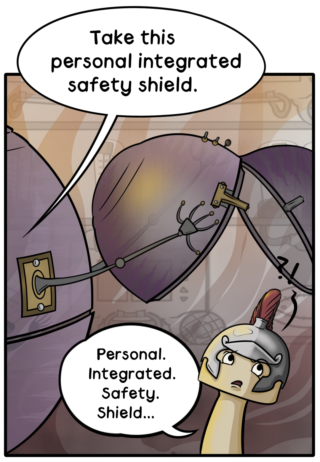 Personal Integrated Safety Shield panel 2