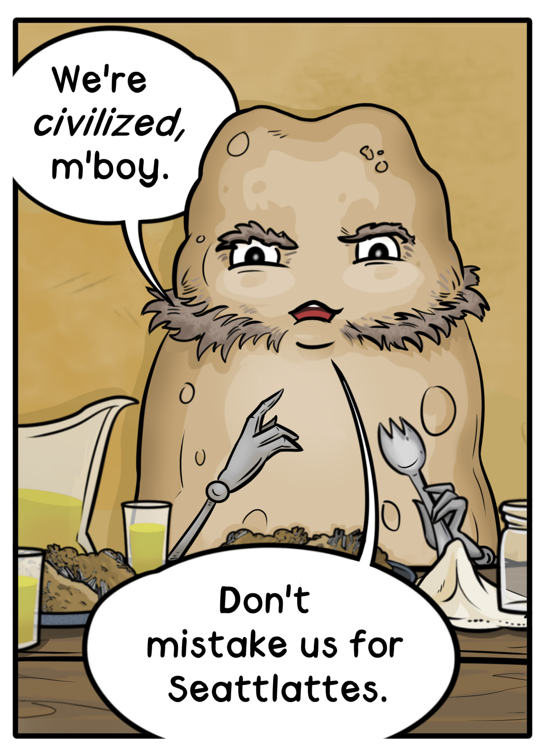 Spork Troubles panel 2