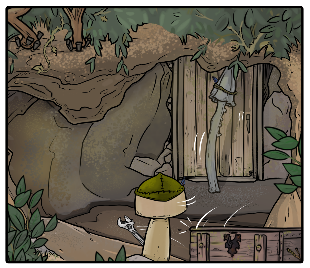 Pit's Treasure Cave panel 2