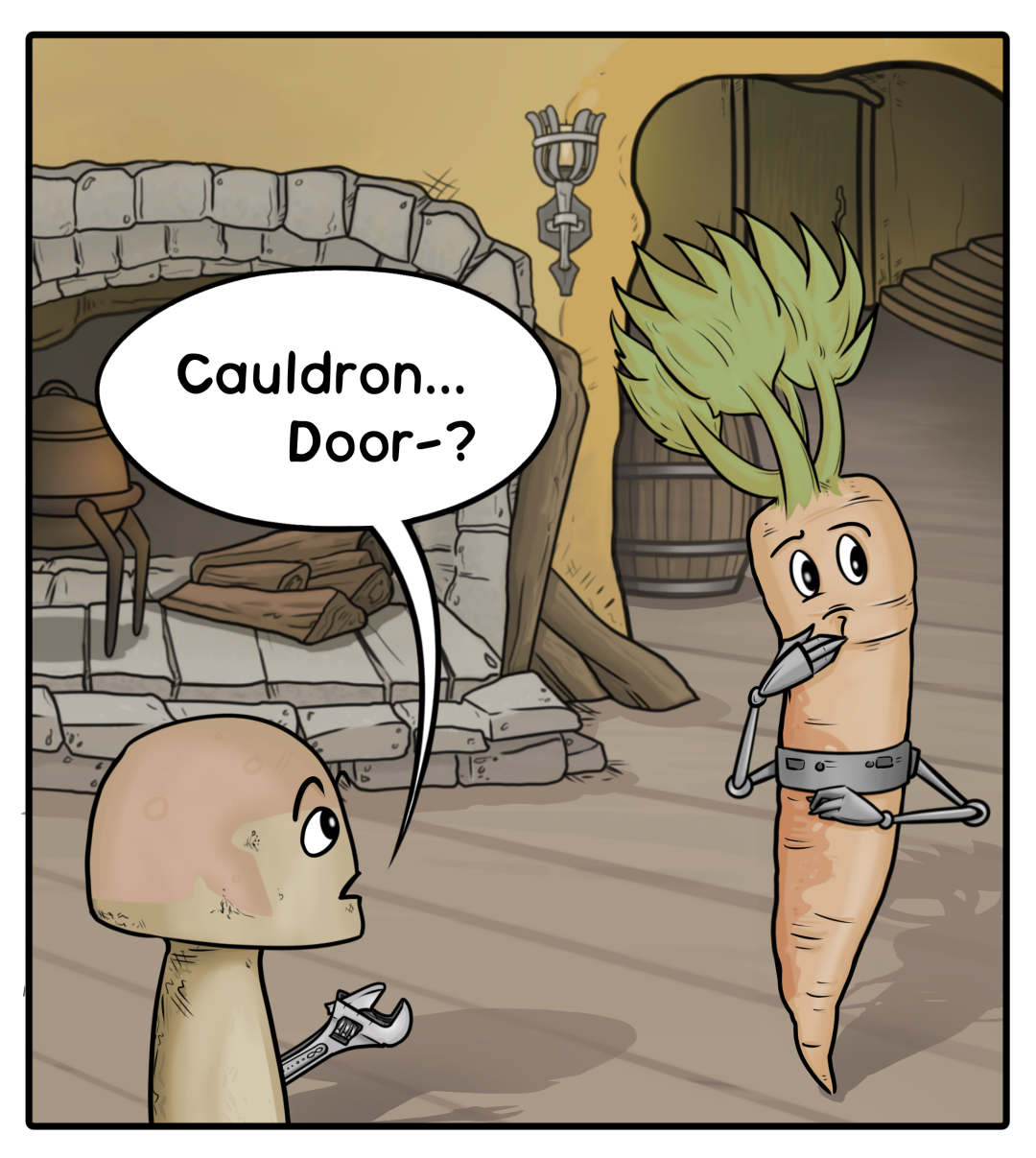 The Cauldron Door panel 4