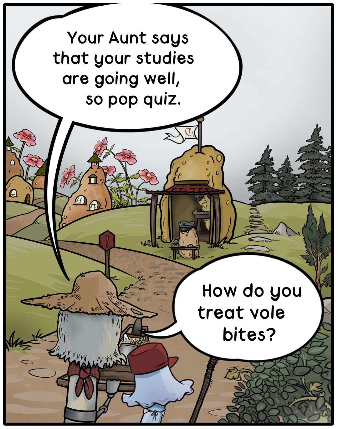 Pop Quiz panel 1