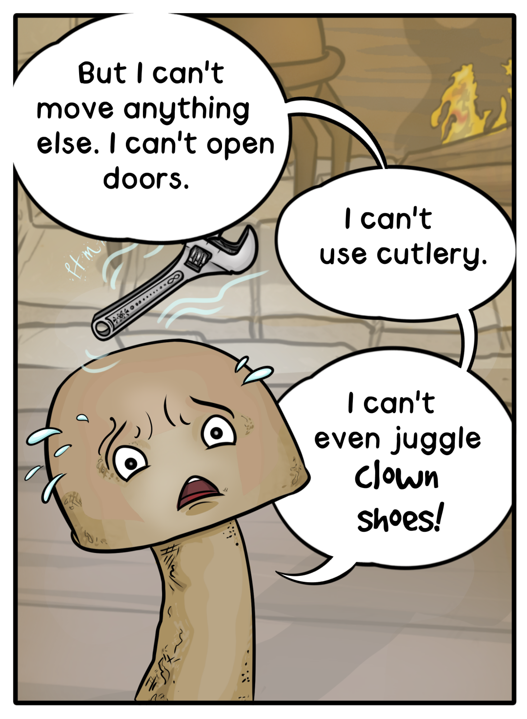 Juggling Wish panel 1