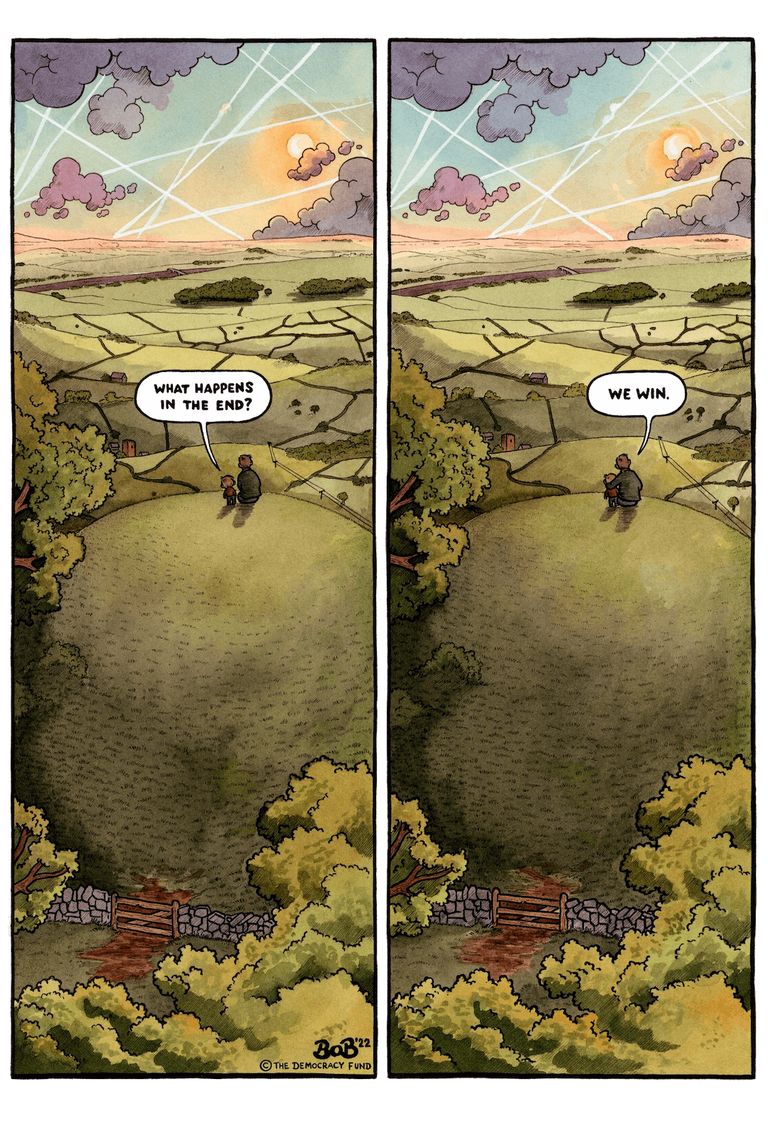 The End panel 1
