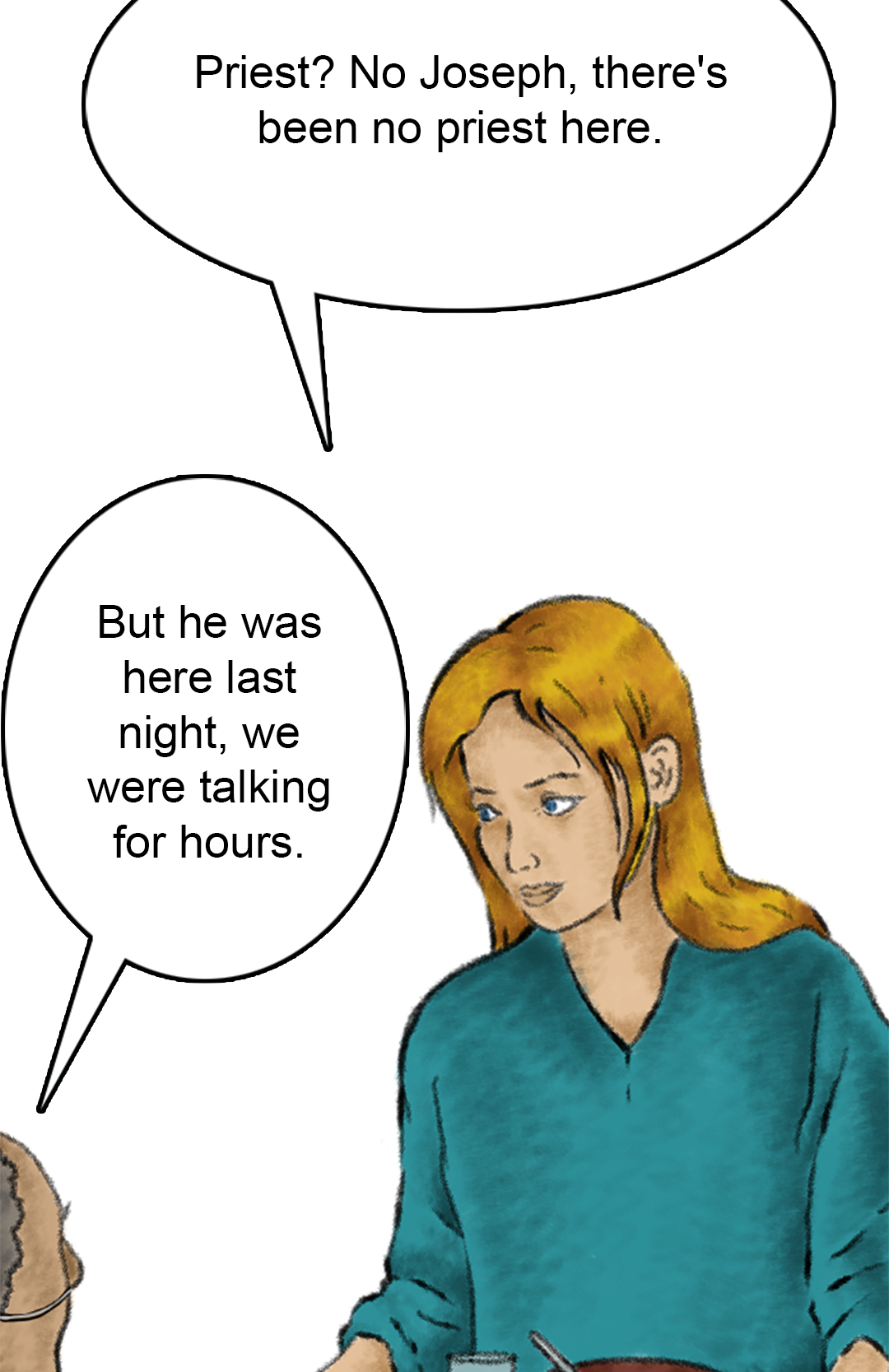 Father Gabriel and the Old Man (Part 3) panel 5