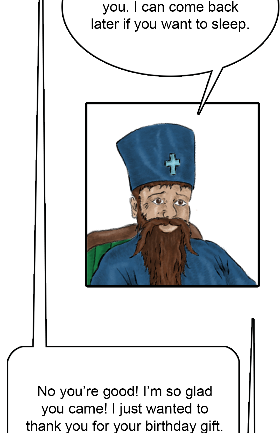 Father Gabriel and the Old Man (Part 3) panel 20