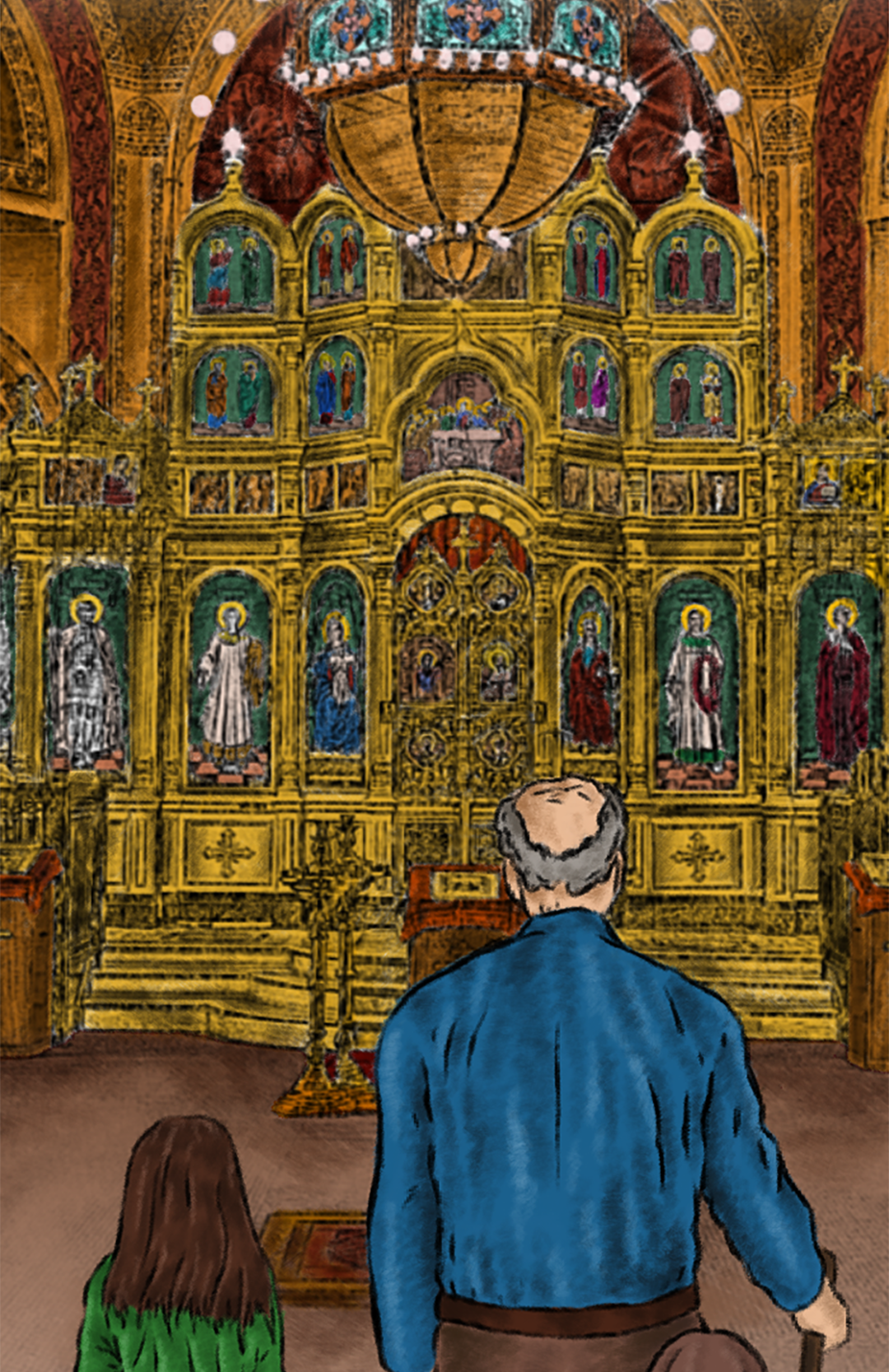 Father Gabriel and the Old Man (Part 4) panel 4