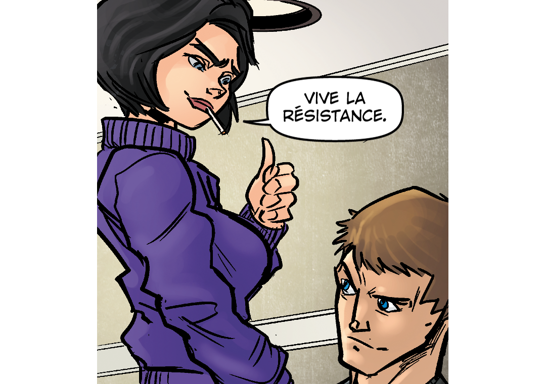 Vive La Résistance panel 6